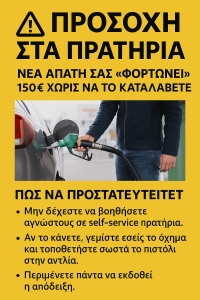 &Pi;&rho;&omicron;&sigma;&omicron;&chi;ή &sigma;&tau;&alpha; &pi;&rho;&alpha;&tau;ή&rho;&iota;&alpha;: &Nu;έ&alpha; &alpha;&pi;ά&tau;&eta; &sigma;&alpha;&sigmaf; "&phi;&omicron;&rho;&tau;ώ&nu;&epsilon;&iota;" 150&euro; &chi;&omega;&rho;ί&sigmaf; &nu;&alpha; &tau;&omicron; &kappa;&alpha;&tau;&alpha;&lambda;ά&beta;&epsilon;&tau;&epsilon;